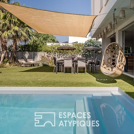 Proche Mer, Piscine Grand Terrain Jazz By Capao アグド
