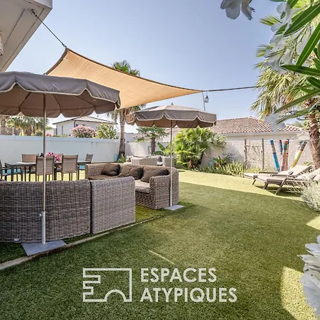 Proche Mer, Piscine Grand Terrain Jazz By Capao * アグド